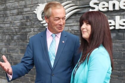 Helen Jenner unveiled by Nigel Farage as new leader of Reform in Wales