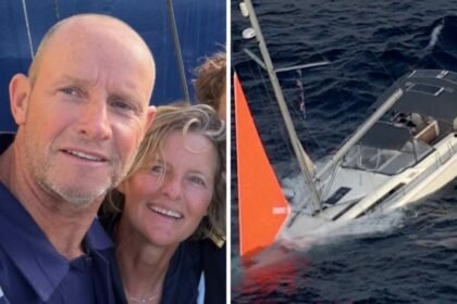 Watch: Couple describes relief at rescue after whale destroys their yacht