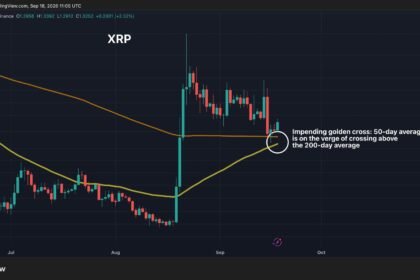 XRP on the brink of a golden cross as focus switches to altcoins