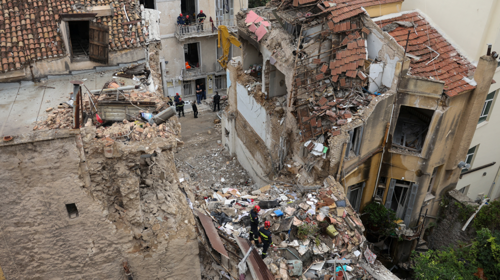 British national among six dead in building explosion close to Acropolis in Athens
