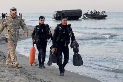 Senior Kazakh officials detained after 14 service members swept out to sea