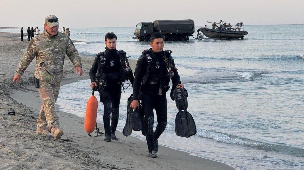 Senior Kazakh officials detained after 14 service members swept out to sea