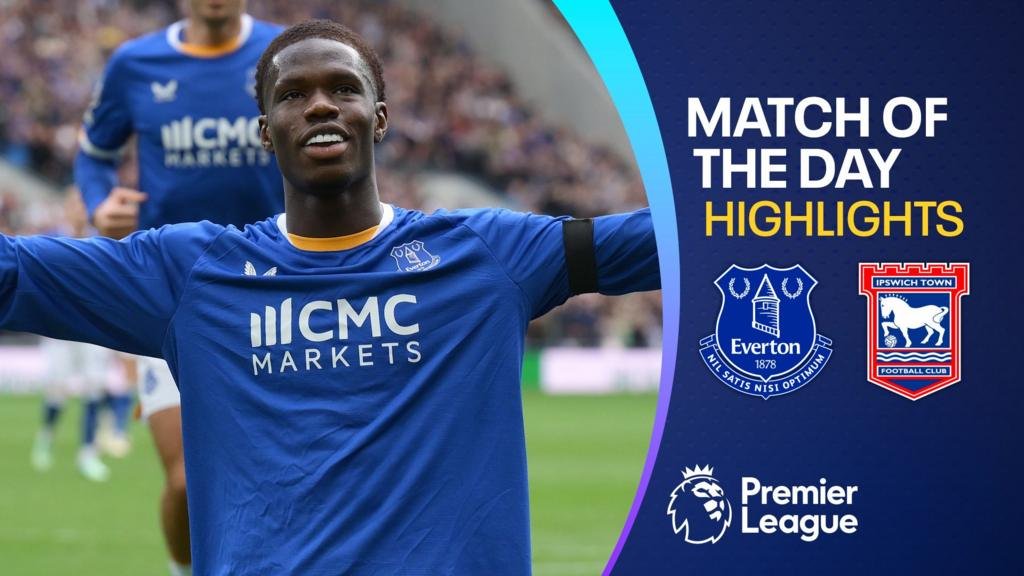 Everton's unbeaten run continues with win over 10-man Ipswich