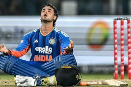 Abhishek hits fastest century in full-member T20s