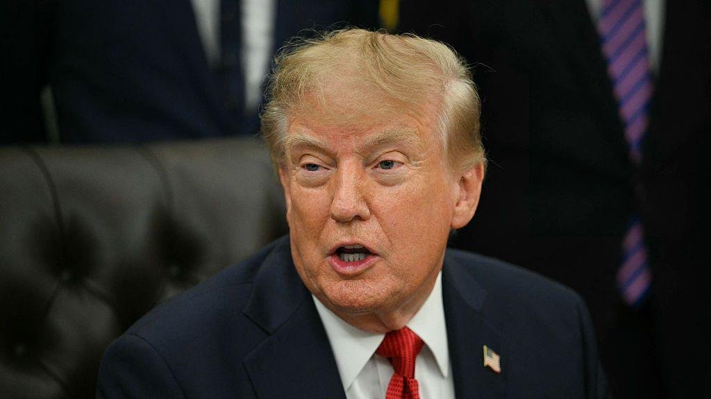 Watch: Trump says ban on some news outlets is 'because they're fake news'