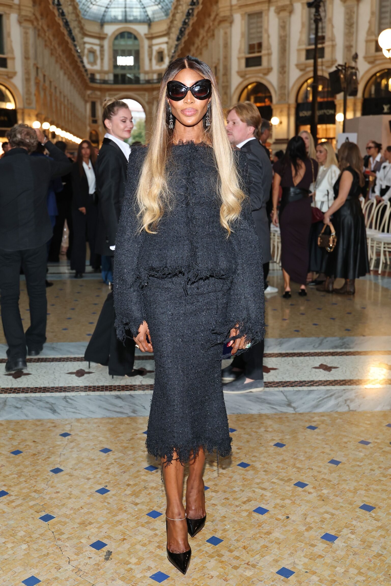 Naomi Campbell Bids Ciao To Dark Hair—Hello Blonde!—at Vogue World 2026: Milano
