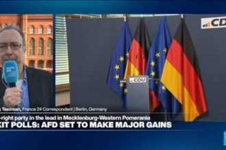 Exit polls show 'disaster' for Merz' CDU party in two state elections