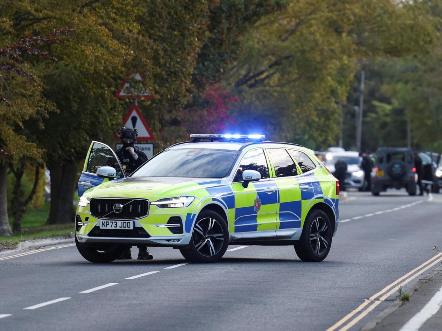 UK police arrest several under explosives act in 'major incident' near US air base