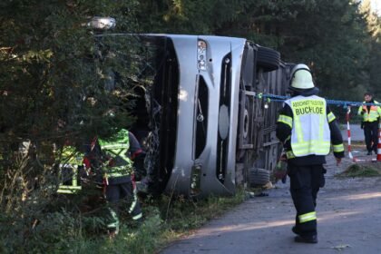 Two dead after tourist bus overturns on way to Germany’s Oktoberfest