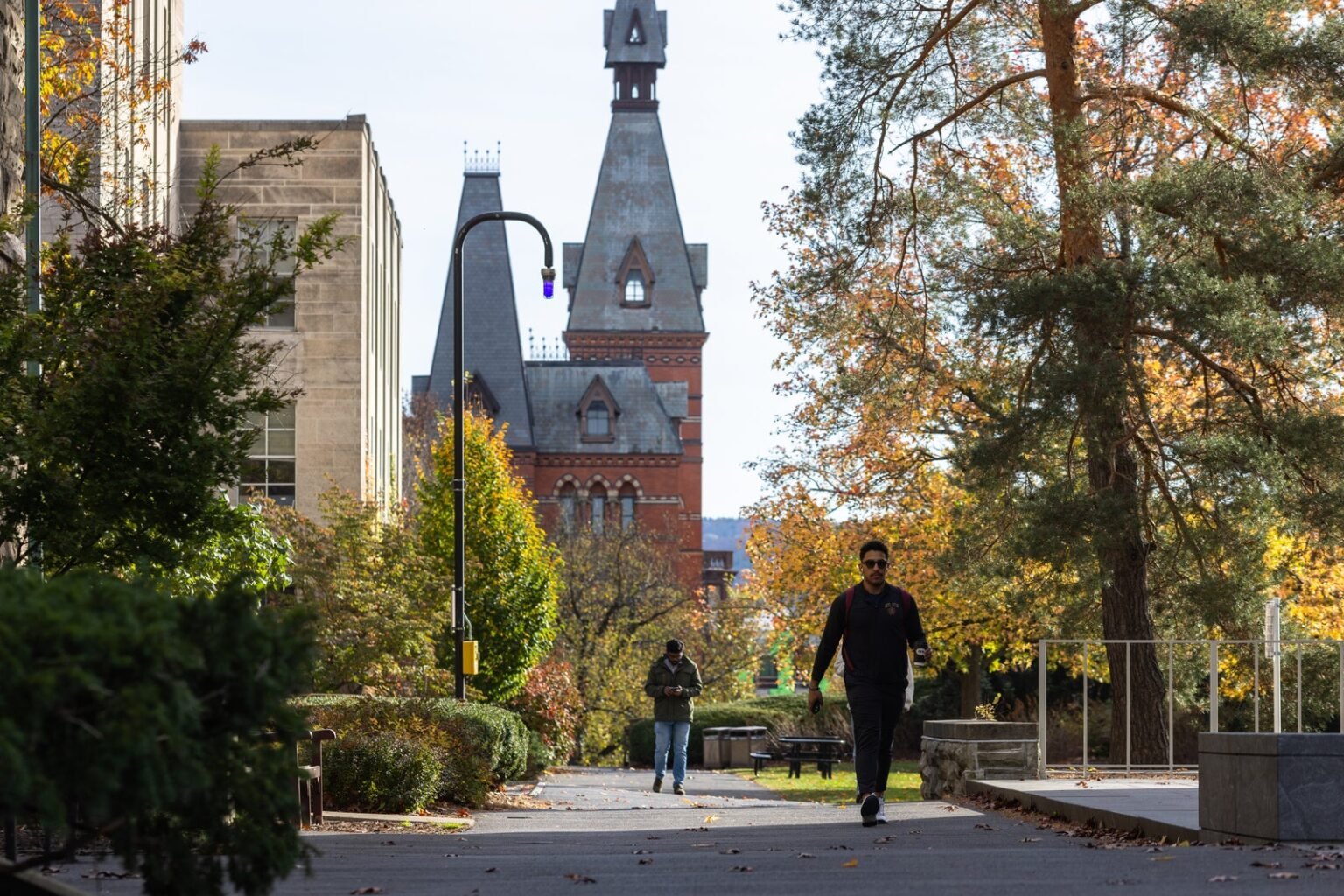 Ex-Cornell student sues fraternity members and college over alleged gang rape and claims several were punished with essay-writing