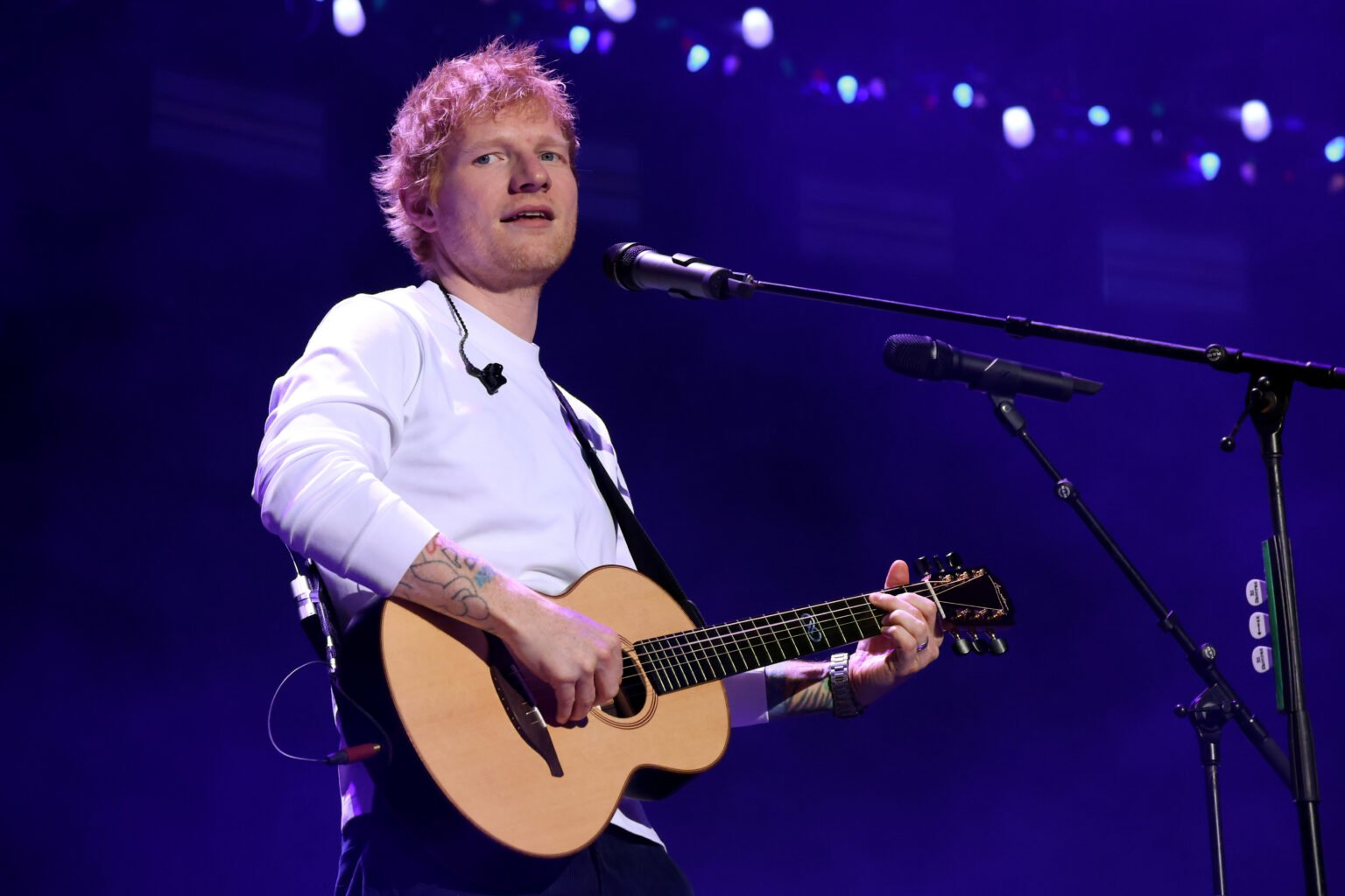 Protestors March Outside Ed Sheeran Concert After Macklemore Was Dropped From Tour: ‘It’s Not Going to Stop Until Palestine is Free’