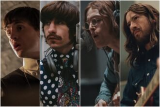 Barry Keoghan, Joseph Quinn and Harris Dickinson Spotted Filming the Opening of ‘A Hard Day’s Night’ Movie for Beatles Biopic