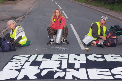 Protesters blockade Elbit Systems factory over Israel weapons supply