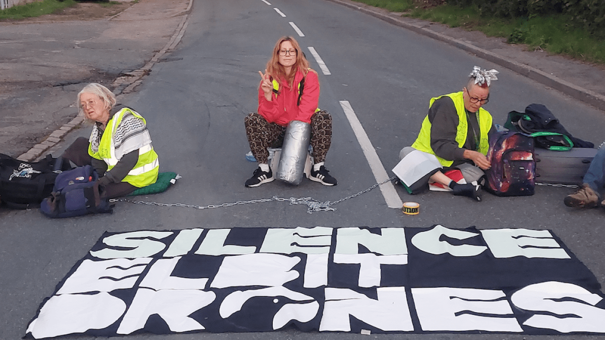 Protesters blockade Elbit Systems factory over Israel weapons supply