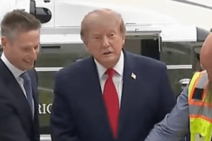 Trump speech inaudible as US networks boycott White House event
