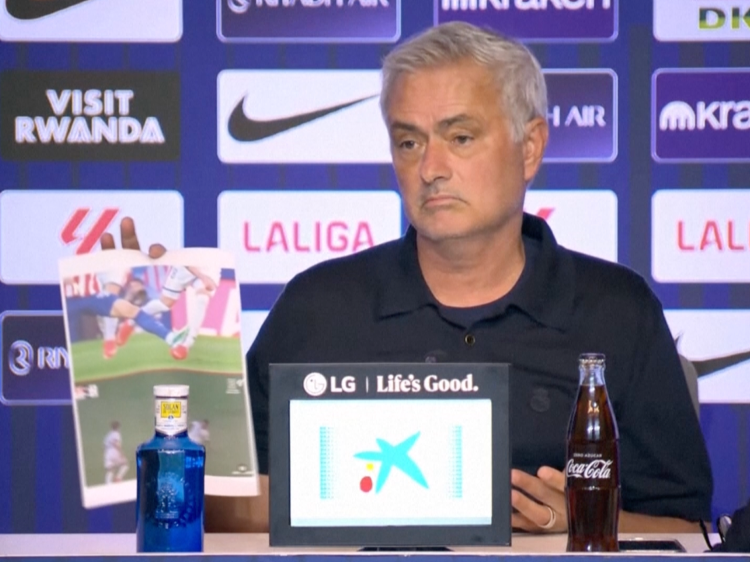 Mourinho fumes at referees in news conference after Madrid derby defeat
