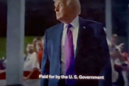 Trump commercial ‘paid for by the US government’ running on Fox News raises eyebrows
