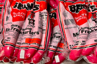 Maine’s famous red hot dogs have ditched the dyes and are being colored by crushed bugs instead