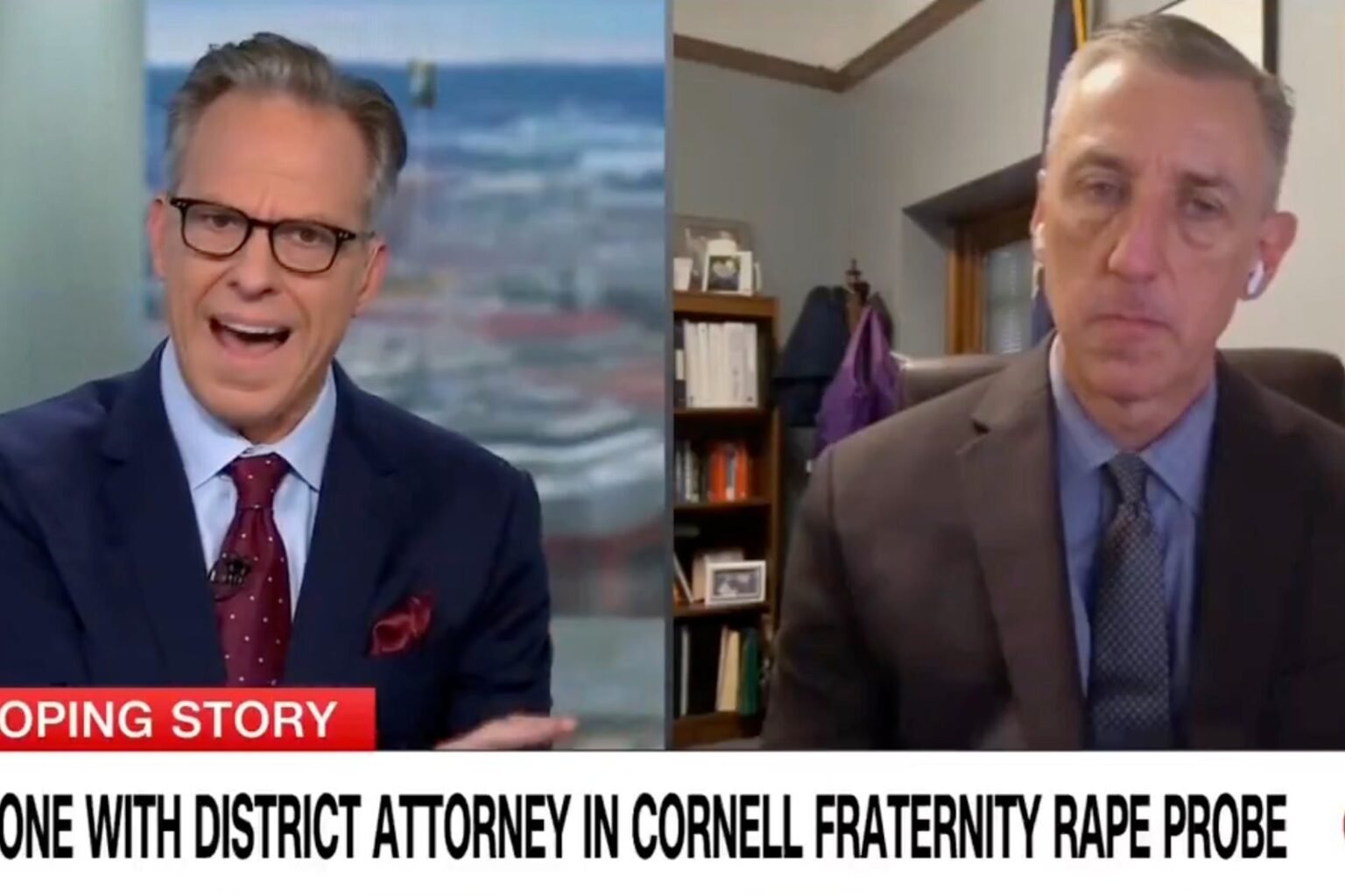 CNN’s Jake Tapper grills DA over handling of Cornell gang rape allegations