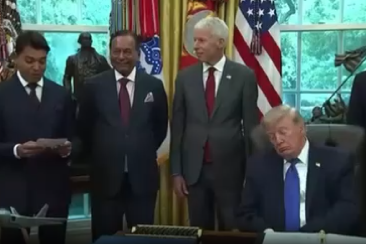 Trump roasted for calling out ‘Sleepy Joe’ Biden and then appearing to nod off