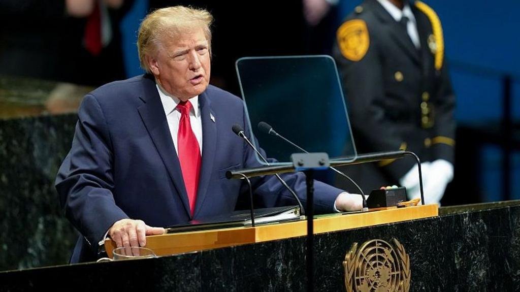 Trump threatens to 'annihilate' Iran in UN speech as officials from both countries meet on sidelines