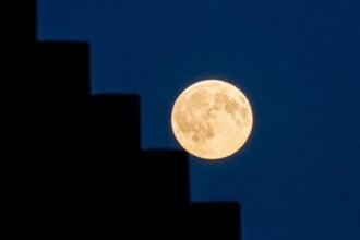 Your pictures of the Harvest Moon shimmering across the UK sky
