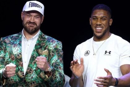 Respect and laughs as Fury and Joshua face off