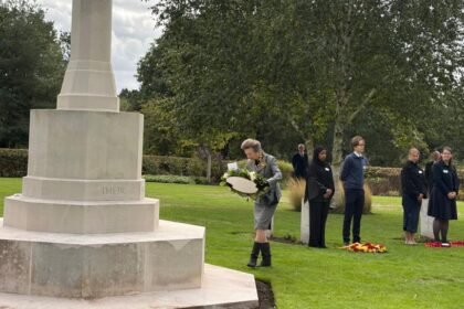 Princess Anne opens history centre at German war cemetery in UK