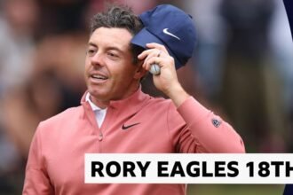 'Look at this!' - McIlroy in contention after eagle on 18th