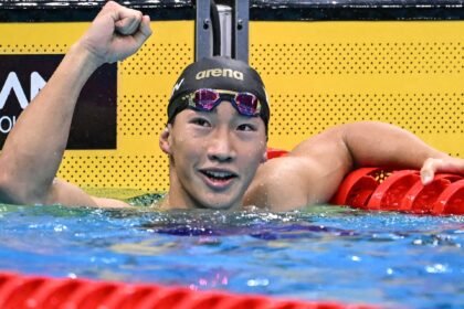 Japan’s Ohashi breaks 200m breaststroke world record at Asian Games