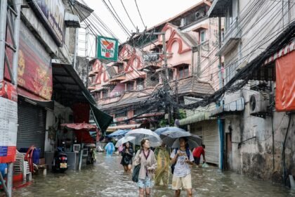 Disaster zone declared across Bangkok as heavy rain triggers flooding