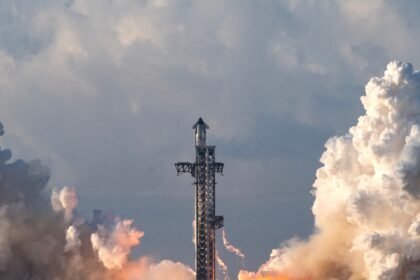 SpaceX’s showpiece Starship rocket reaches orbit for first time