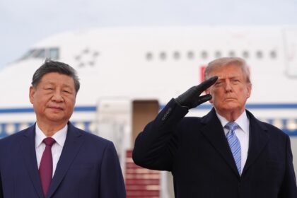 Trump greets China’s Xi Jinping on arrival for three-day US trip