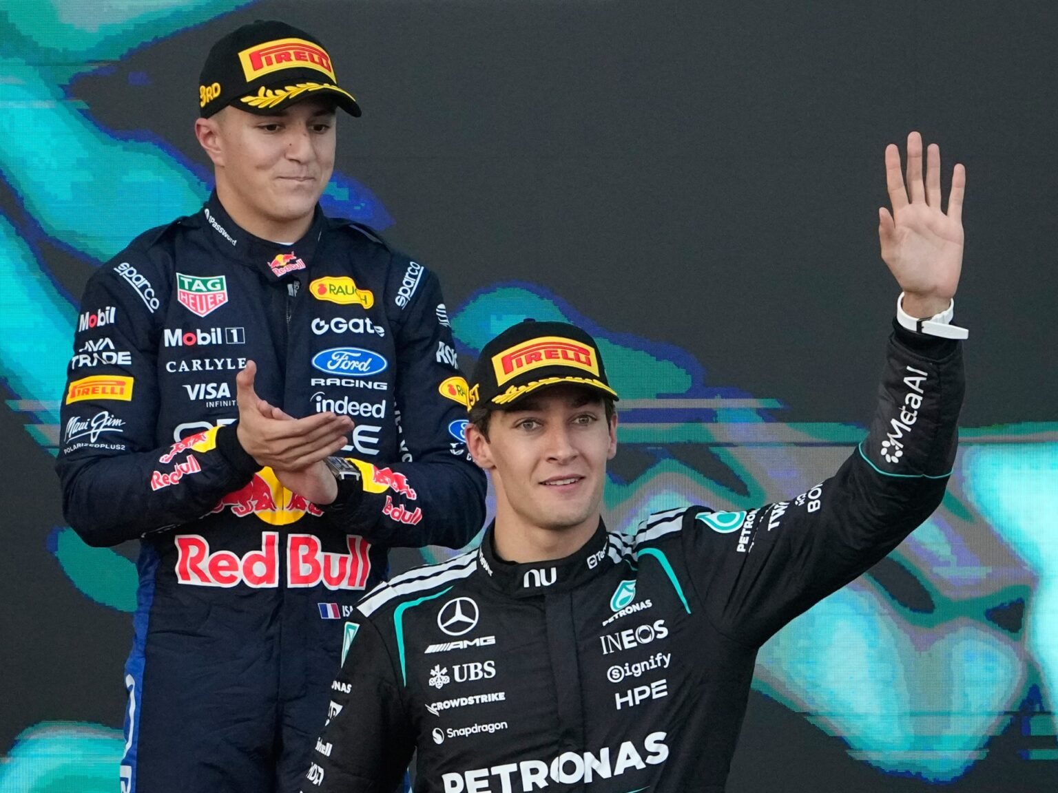 Russell edges out Verstappen to win in Baku, Antonelli settles for fifth
