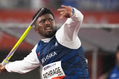 Sri Lanka’s Rumesh Pathirage wins Asian Games javelin gold