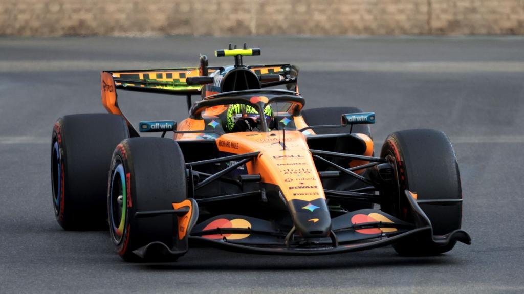 McLaren miles off pace in Baku practice - Norris