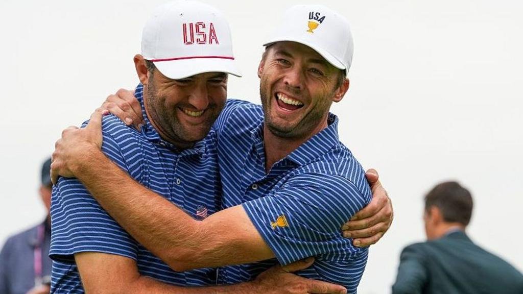 US edge opening session of Presidents Cup