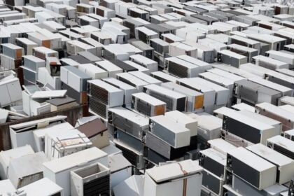 Tens of thousands of fridge freezers left at docks as household collections suspended
