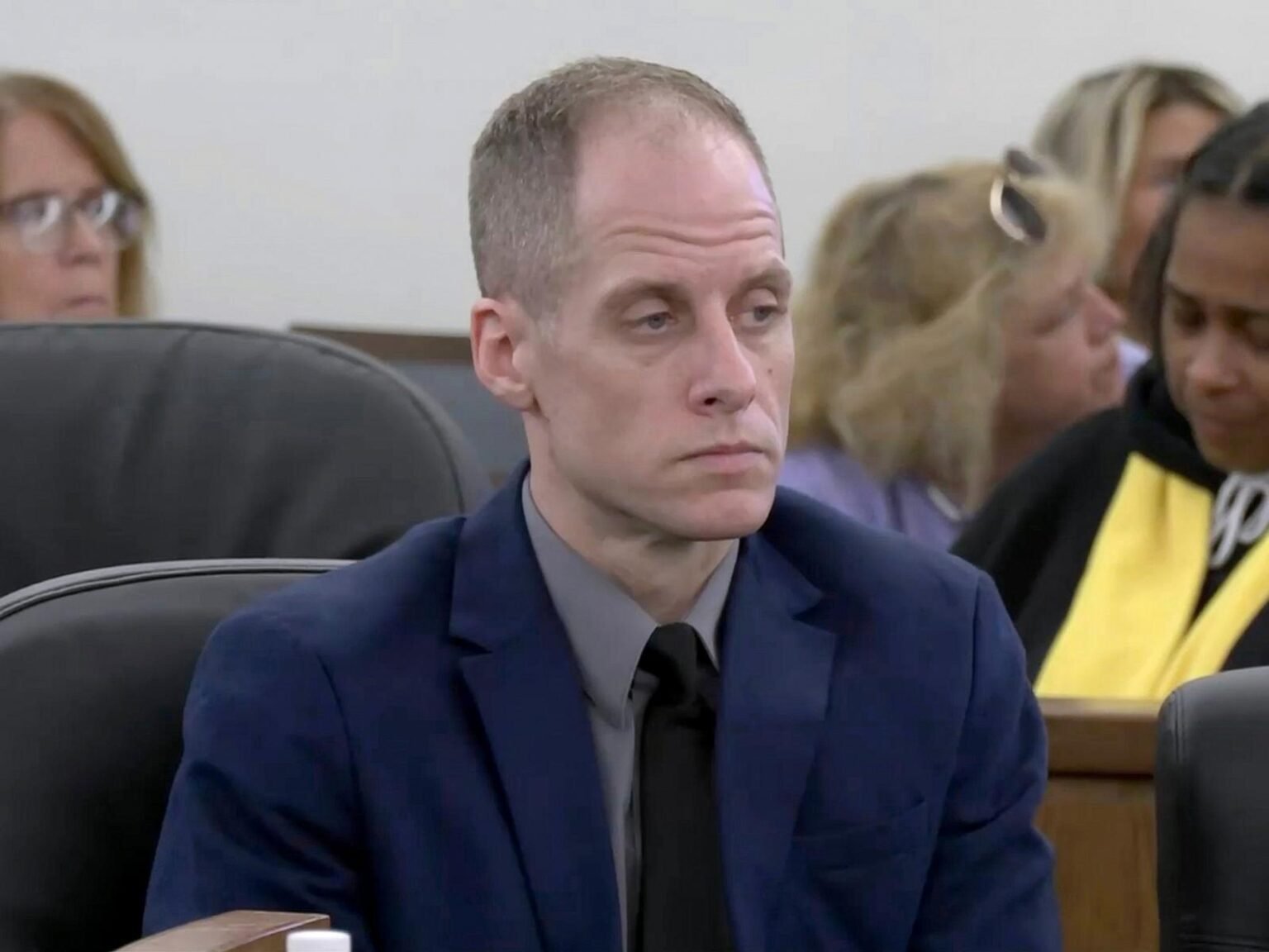 Caleb Flynn denies killing wife in interview played in court during murder trial