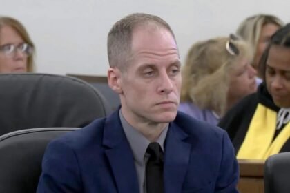 Caleb Flynn denies killing wife in interview played in court during murder trial