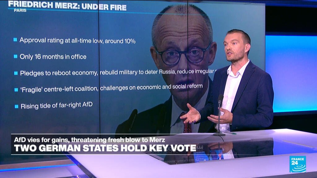 AfD threatens fresh blow to Merz: Two German states hold key vote