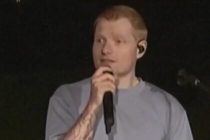 Ed Sheeran says he "never wanted to be an activist musician" at first concert since Macklemore drop