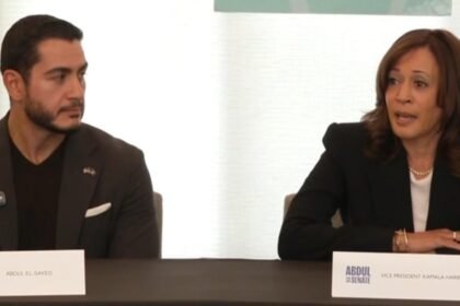Abdul El-Sayed emphasizes focus on health while campaigning with Kamala Harris