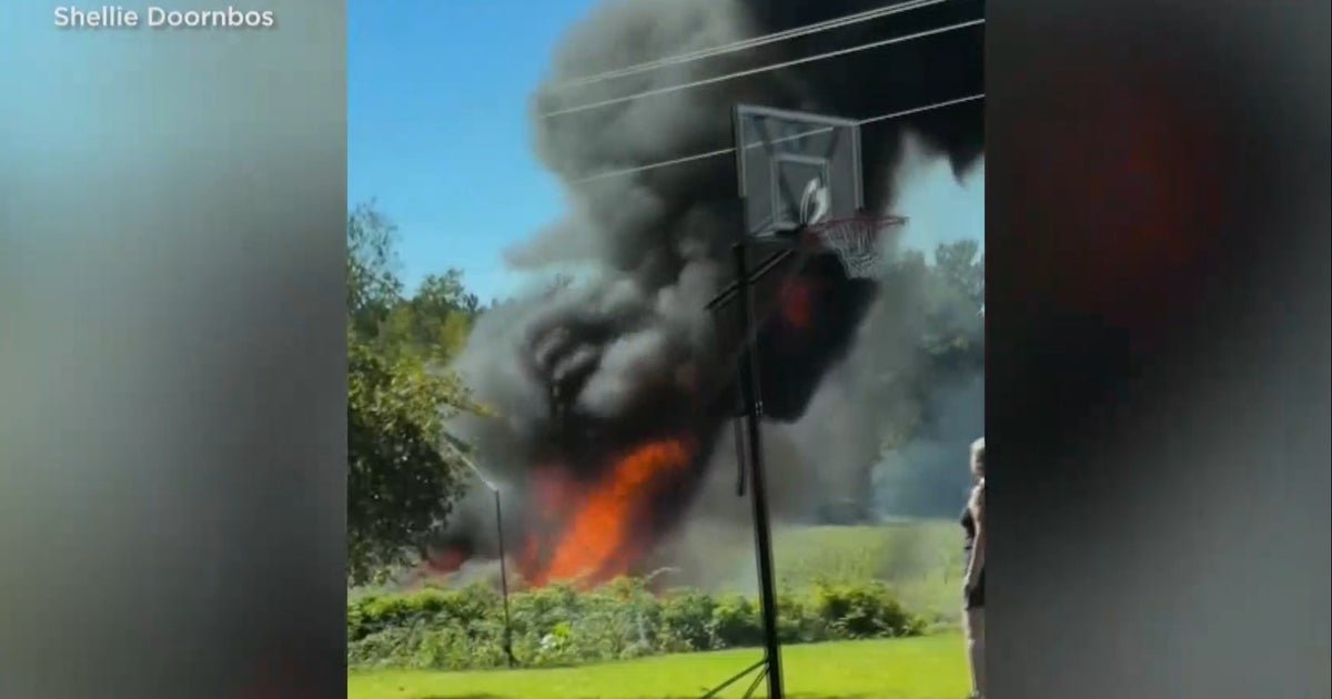 F-16 pilot's narrow escape before fiery plane crash