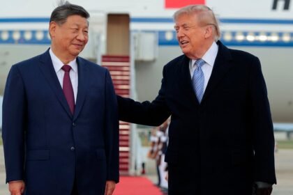 Trump welcomes Chinese President Xi Jinping for state visit as tensions build over AI, Iran