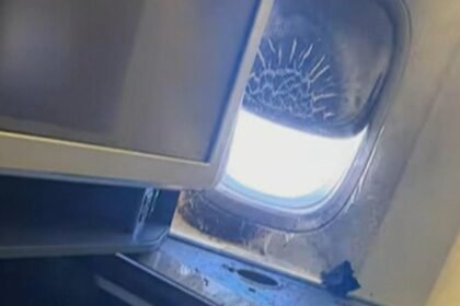 Watch: Images show damage to plane after power bank bursts into flames during flight