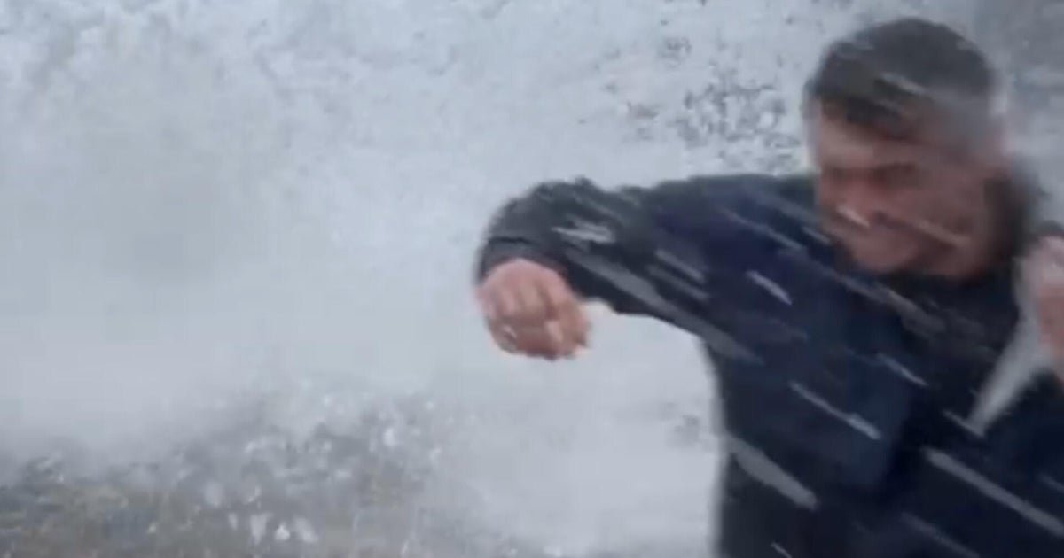 Watch: Nor'easter brings massive waves and flooding to the East Coast