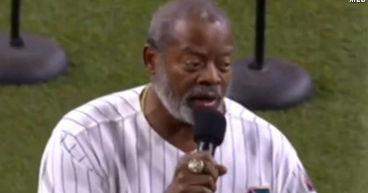 When a trumpet player's trumpet failed him during the national anthem, he turned to his voice