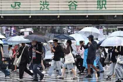Japan braces for record rain as powerful typhoon nears east coast