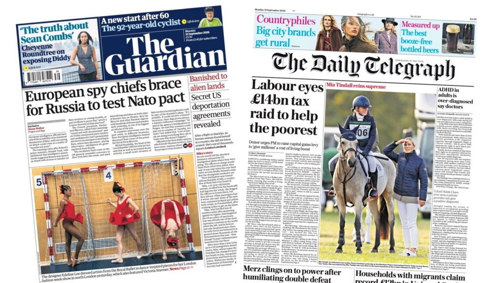 The Papers: 'Russia to test Nato pact' and 'Labour eye tax raid'